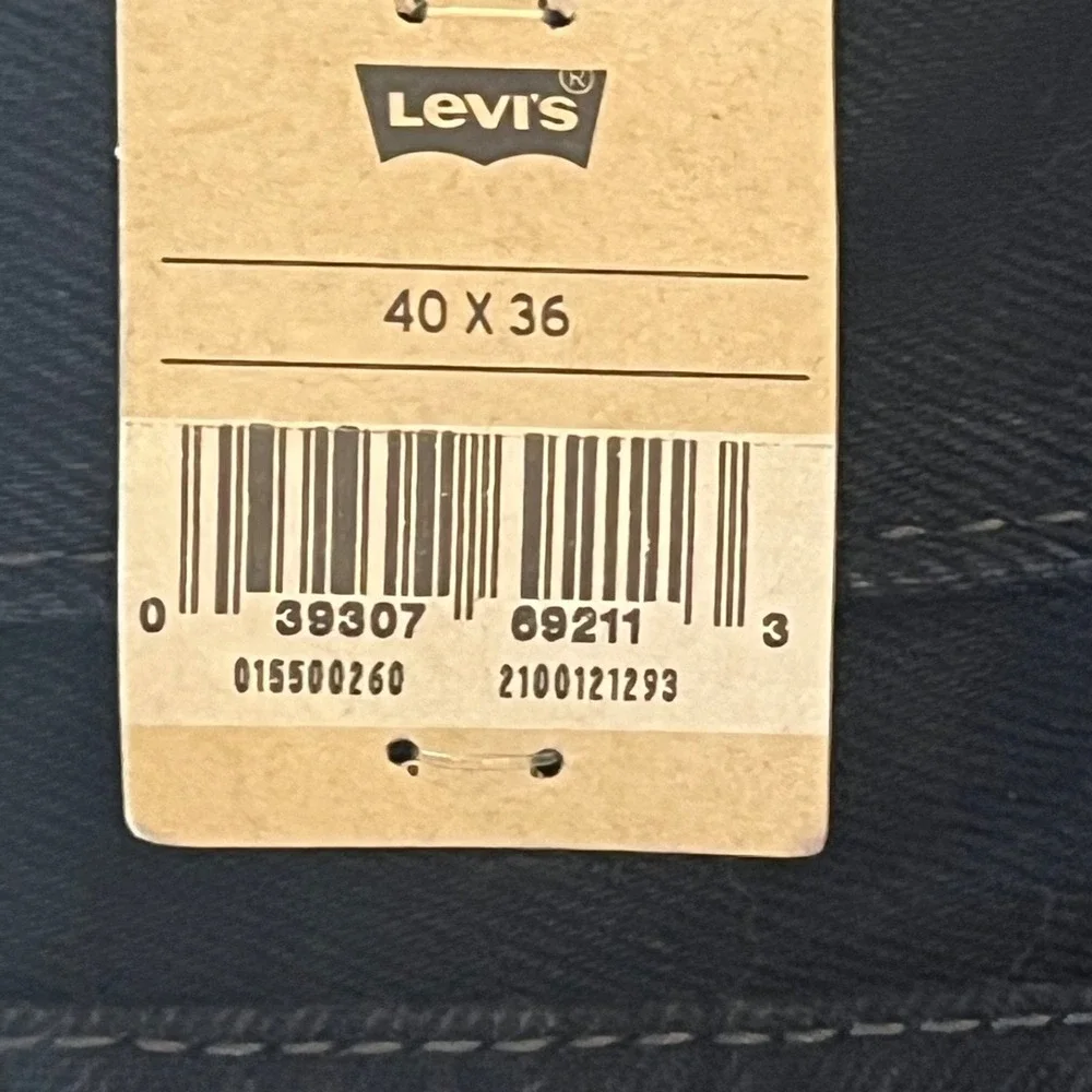 NWT Levi's 550‎ Relaxed Fit Jeans Mens 40x36 Black